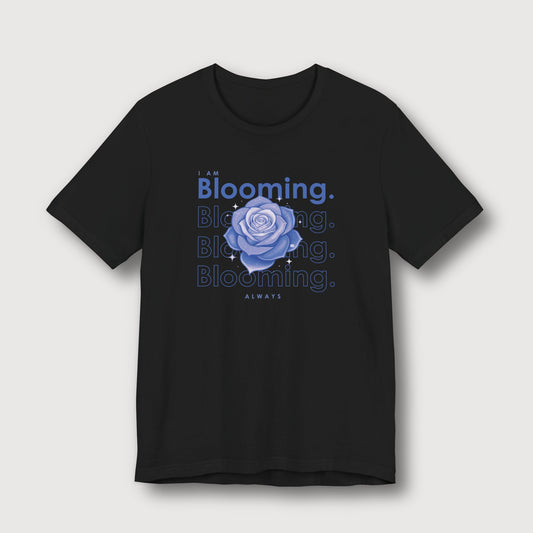 I am Blooming - Lavender Blue Flower