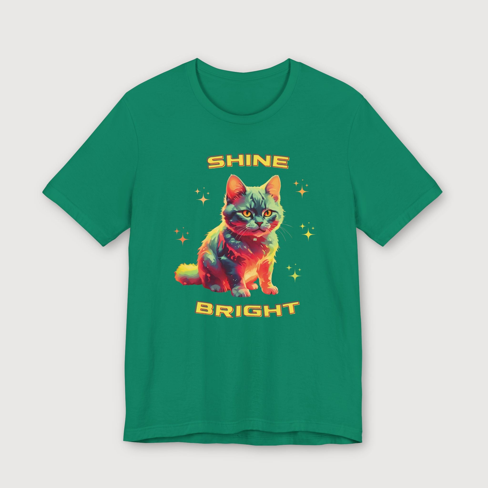 Shine Bright - Sunset Cat - T-Shirt
