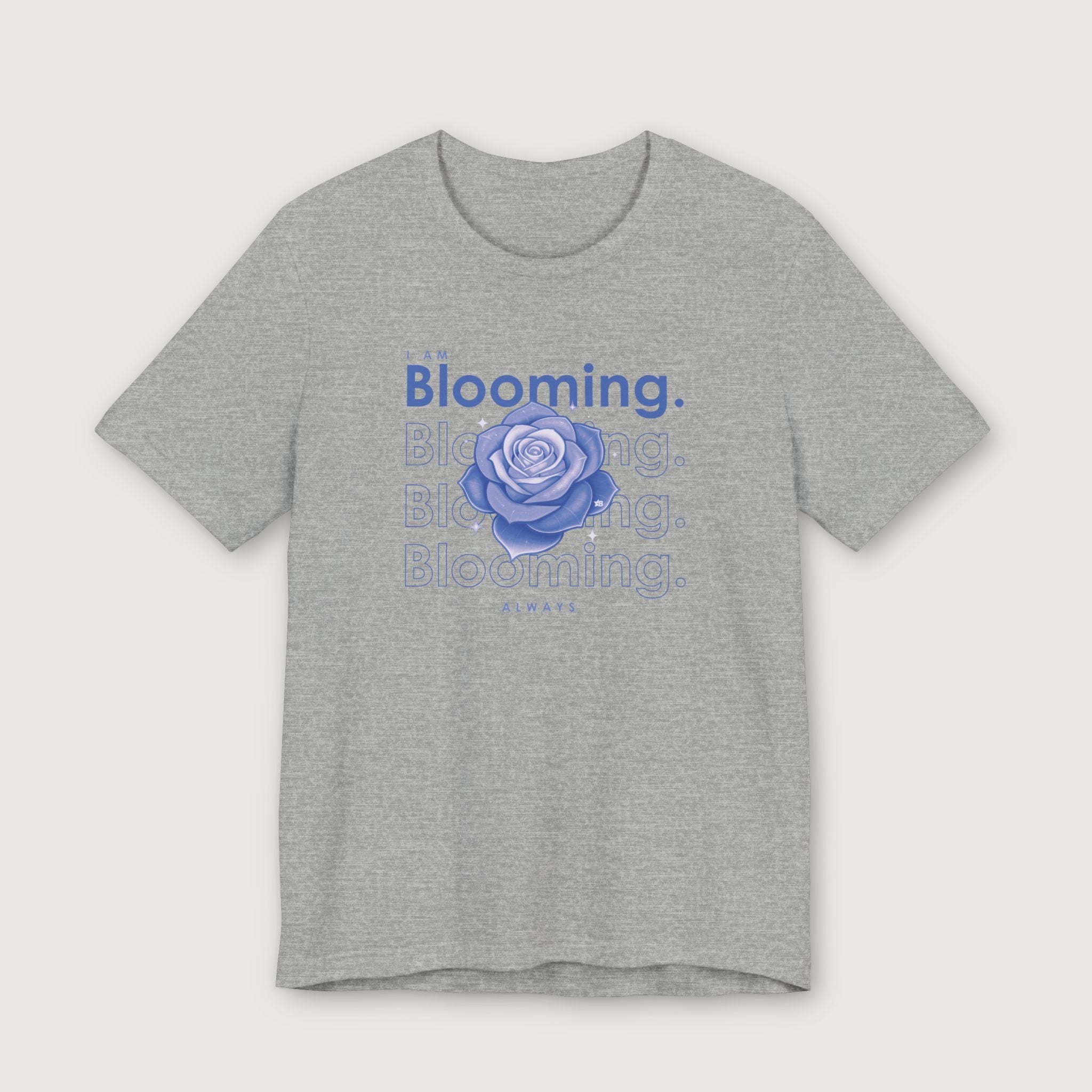 I am Blooming - Lavender Blue Flower - T-Shirt