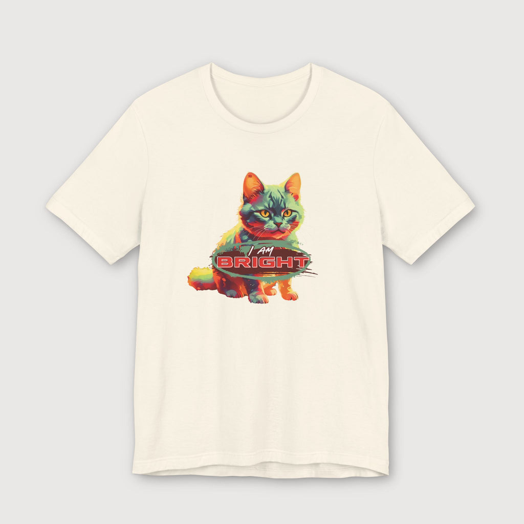 I am Bright -  Lava Glow Cat - T-Shirt