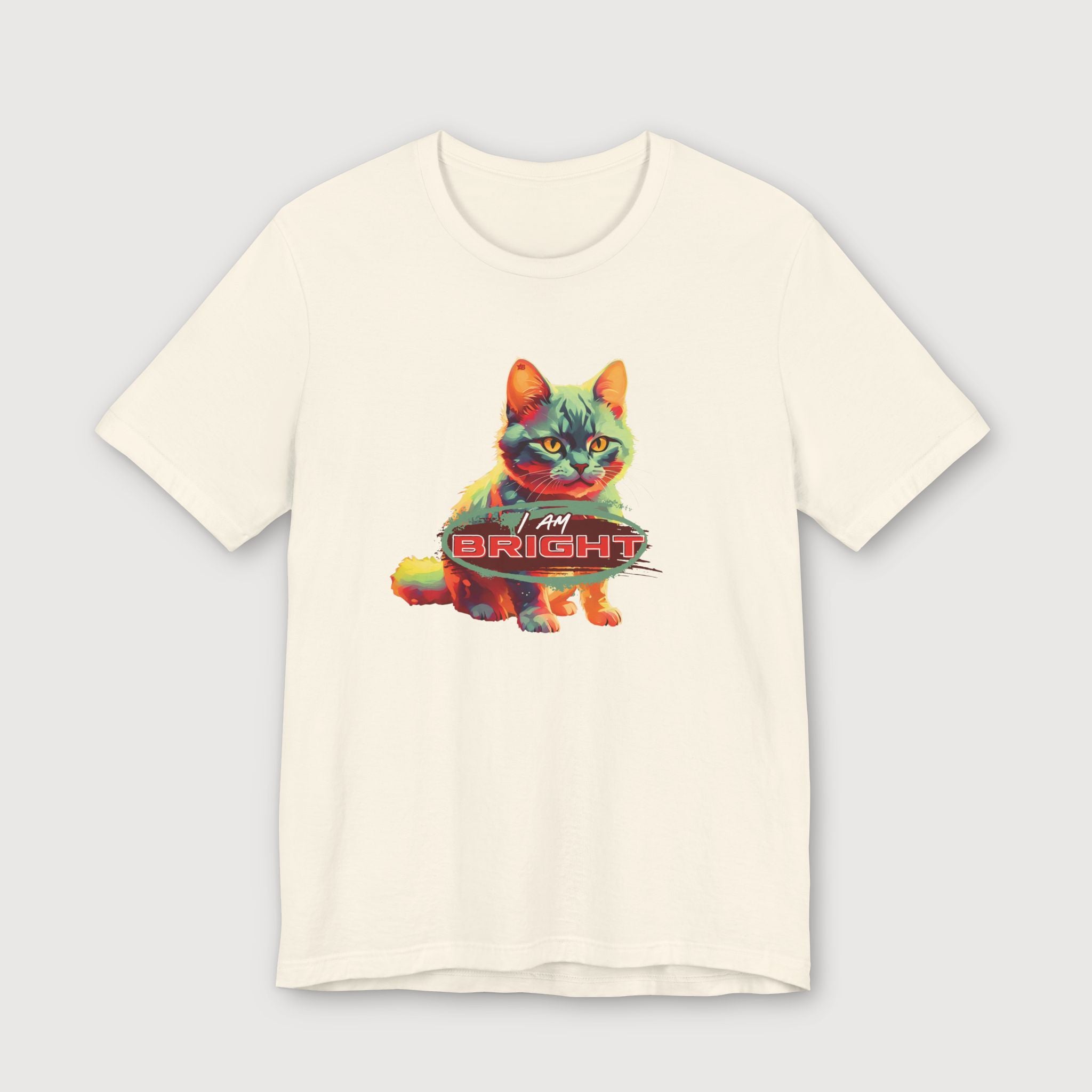 I am Bright -  Lava Glow Cat - T-Shirt