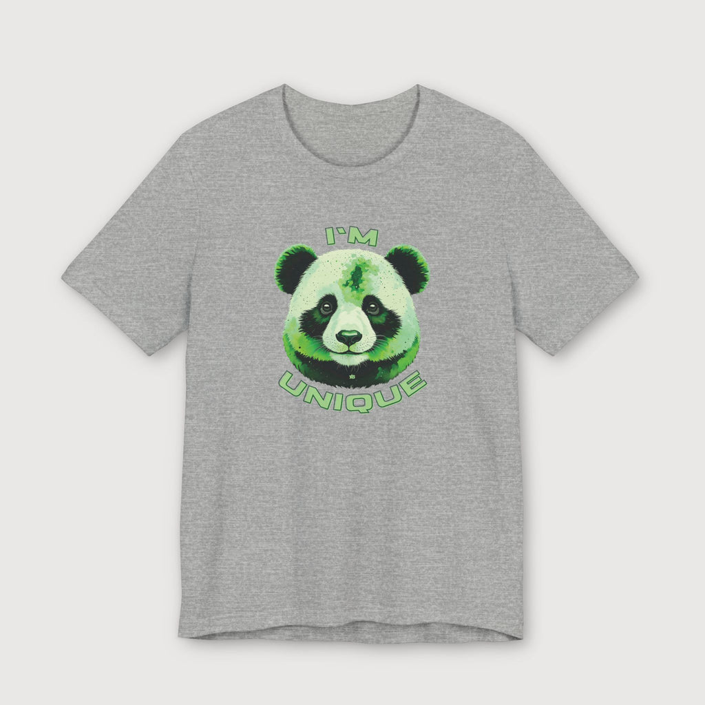 I'm Unique - Green Panda - T-Shirt