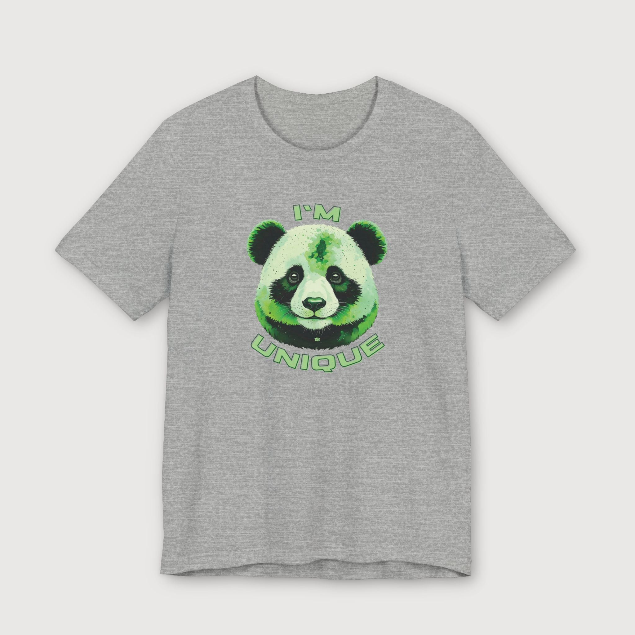 I'm Unique - Green Panda - T-Shirt