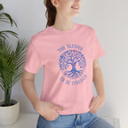 Too Blessed To Be Stressed - Light Blue Tree - T-Shirt