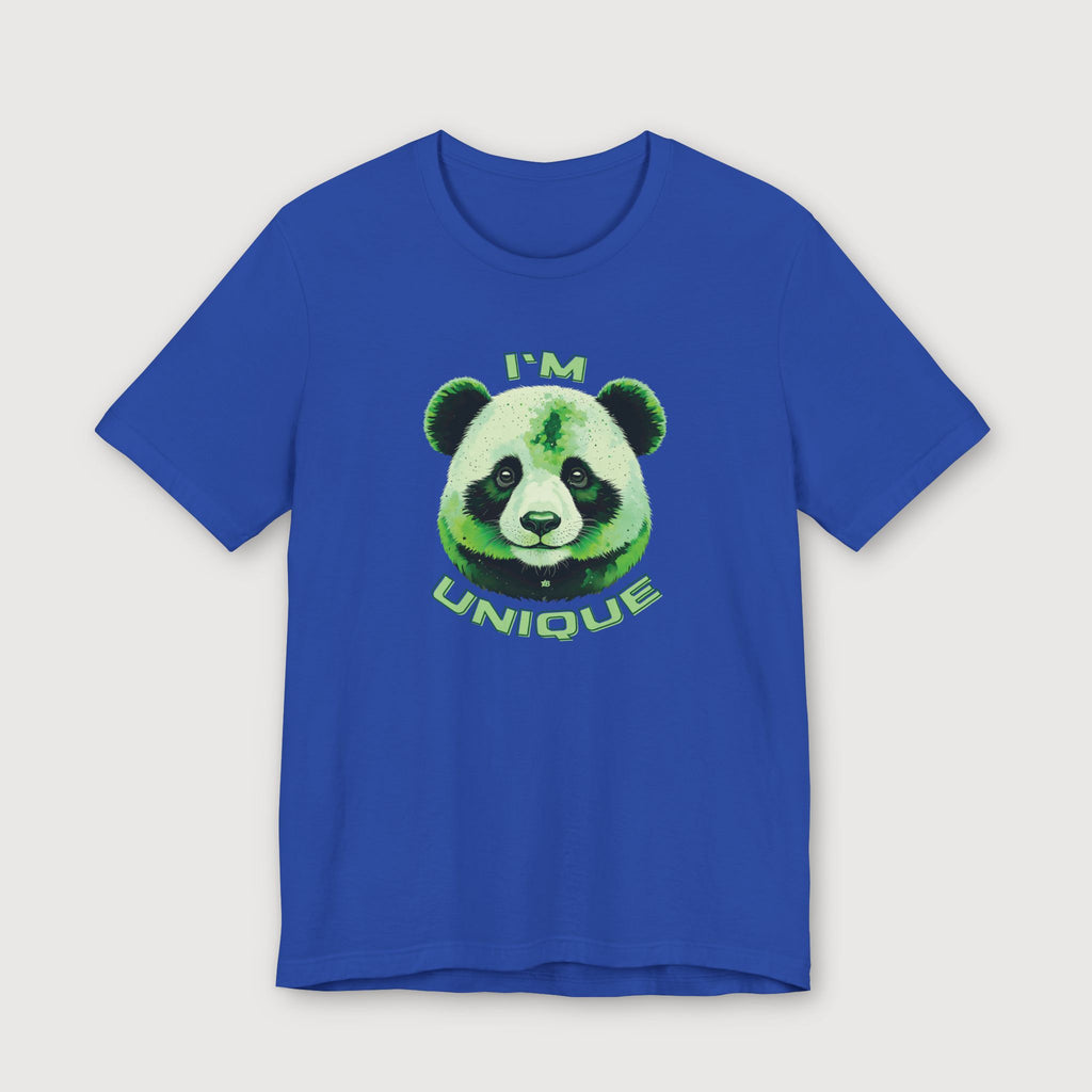 I'm Unique - Green Panda - T-Shirt