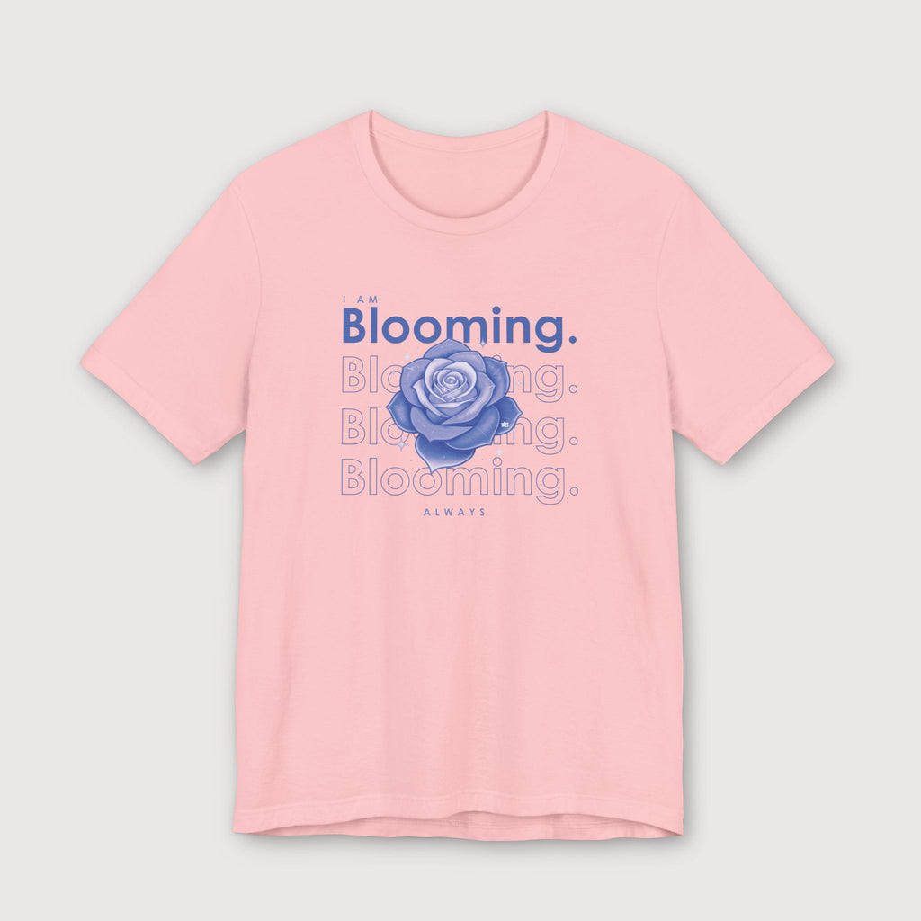 I am Blooming - Lavender Blue Flower - T-Shirt