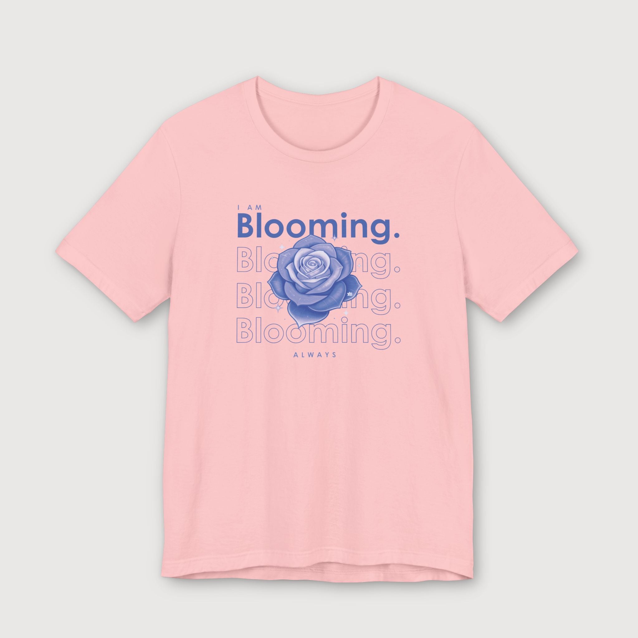 I am Blooming - Lavender Blue Flower - T-Shirt