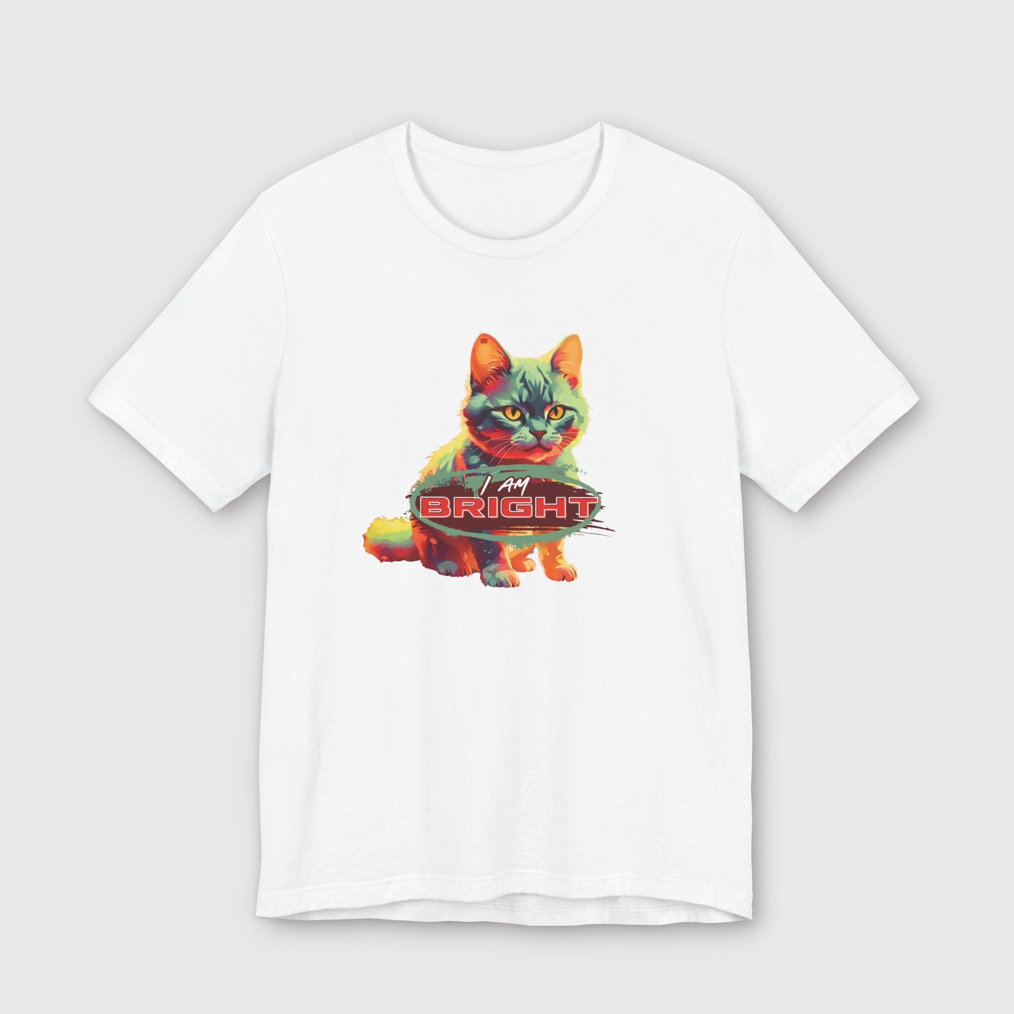 I am Bright -  Lava Glow Cat - T-Shirt