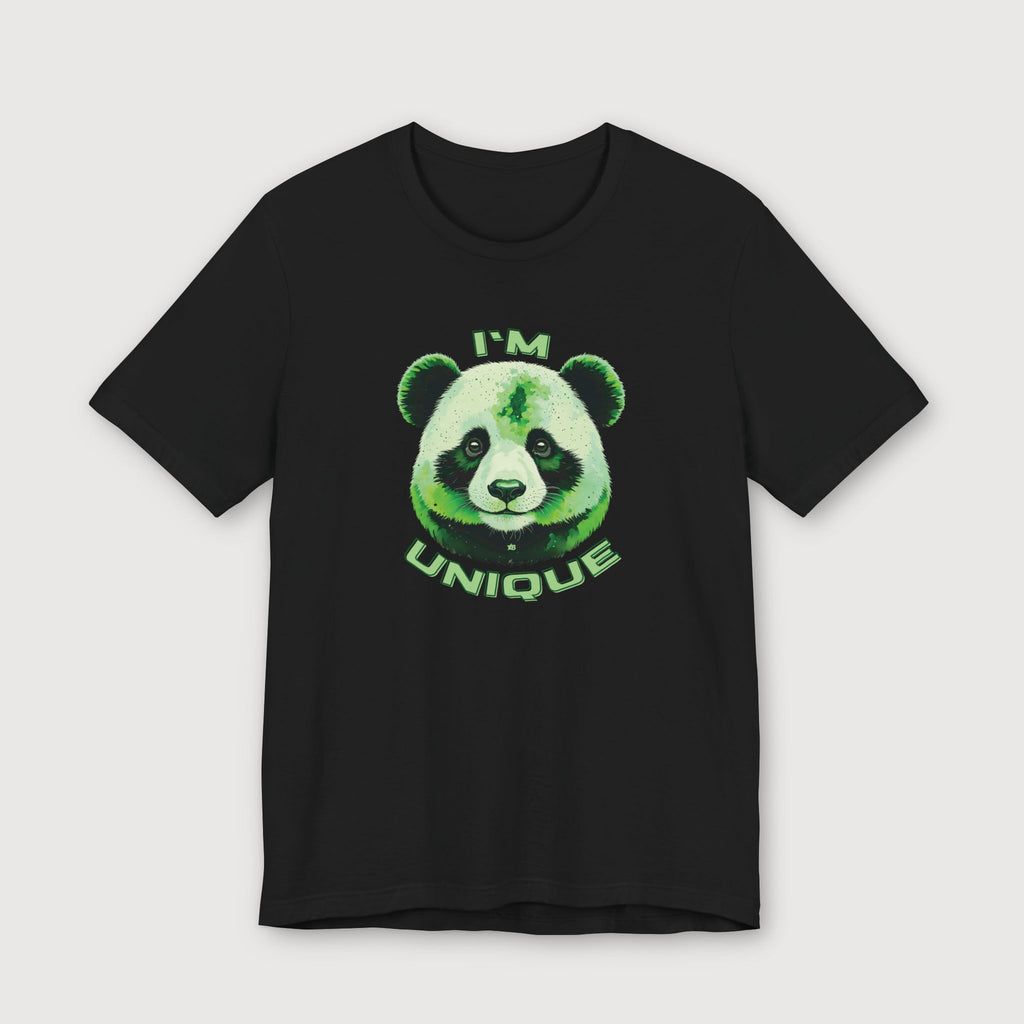 I'm Unique - Green Panda - T-Shirt