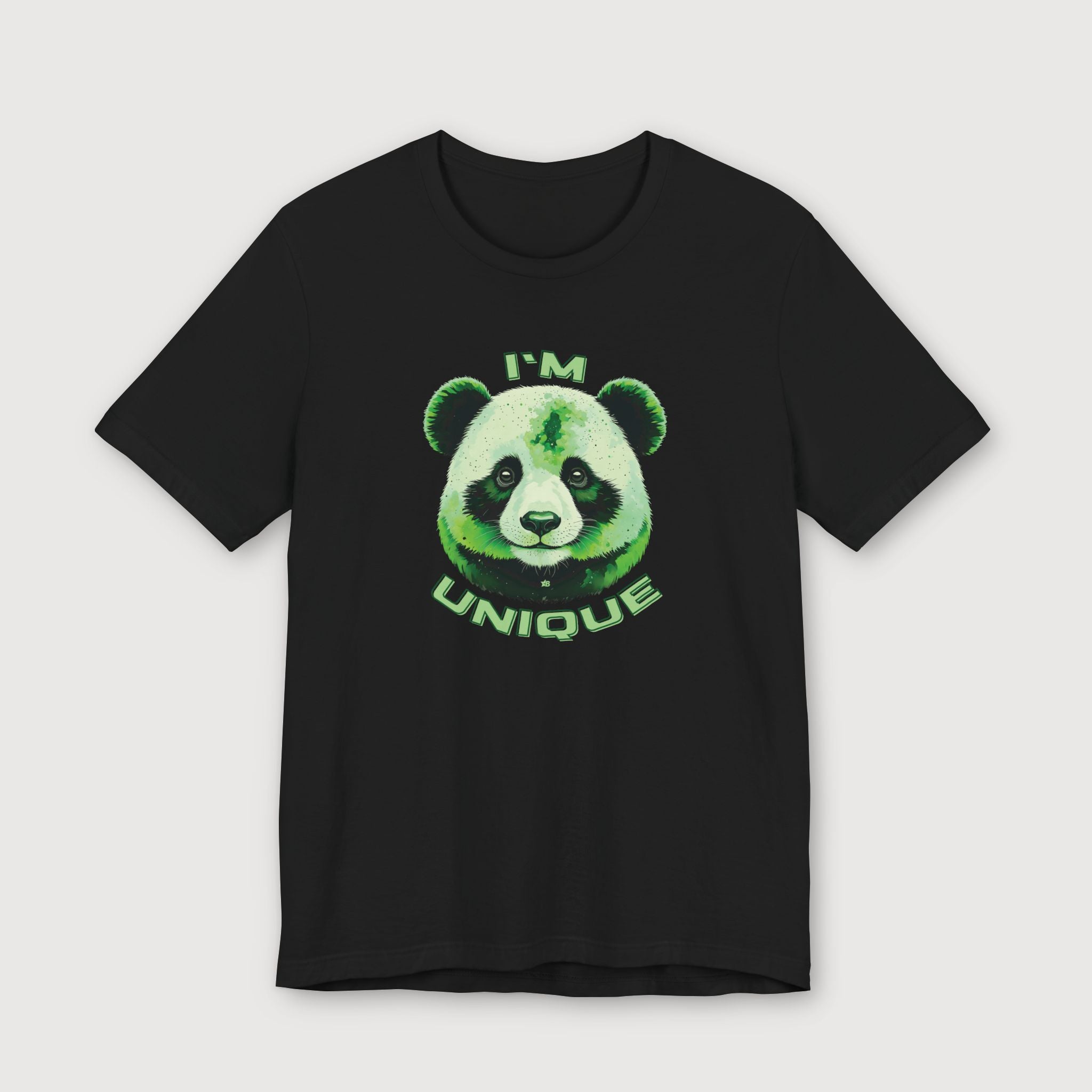 I'm Unique - Green Panda - T-Shirt