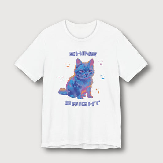 Shine Bright - Light Blue Cat