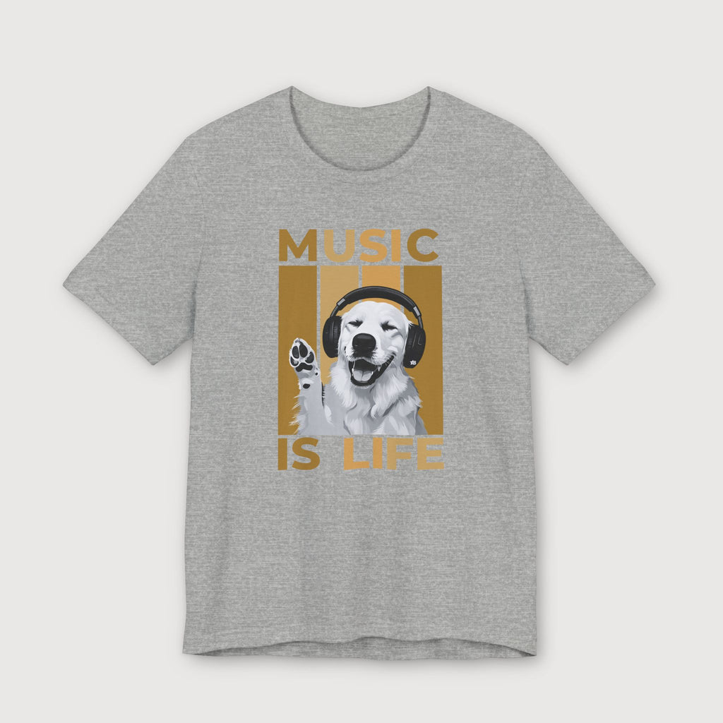 Music is Life - Dog - T-Shirt