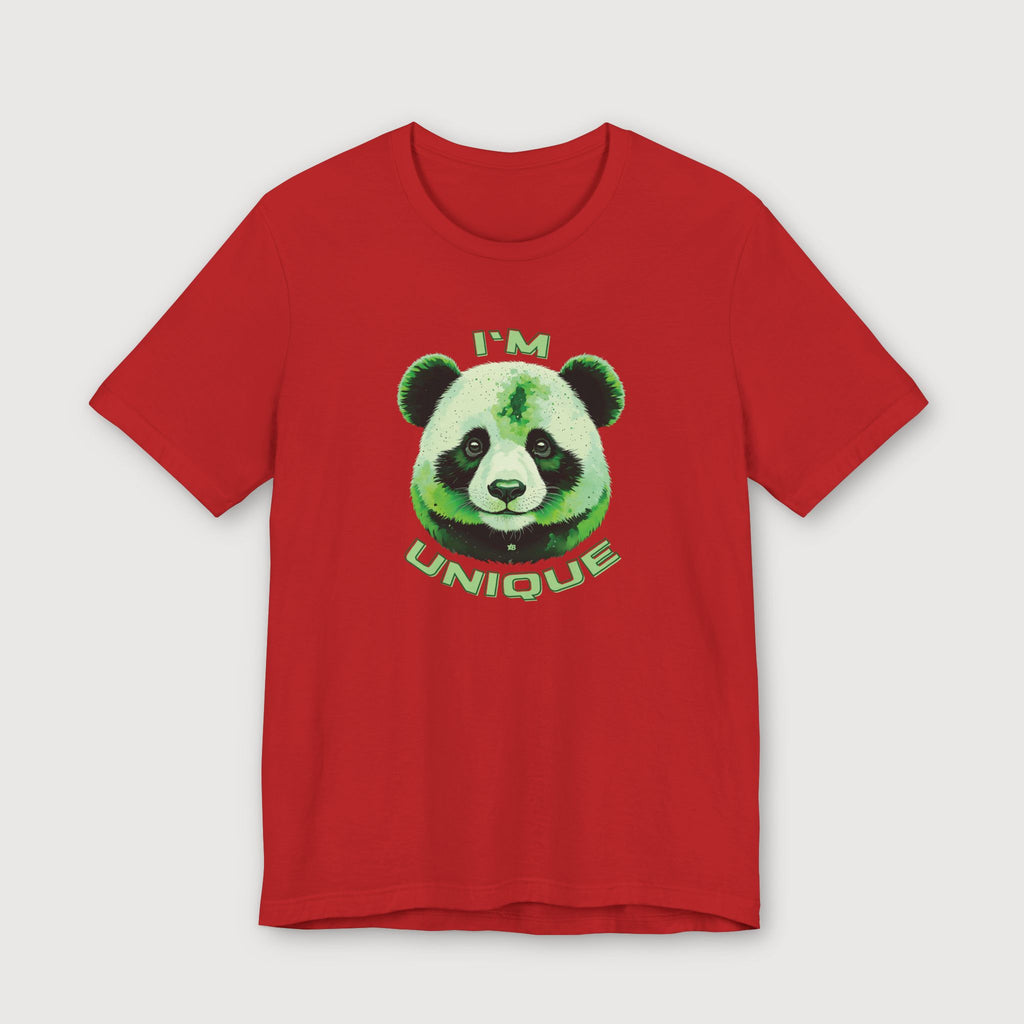 I'm Unique - Green Panda - T-Shirt