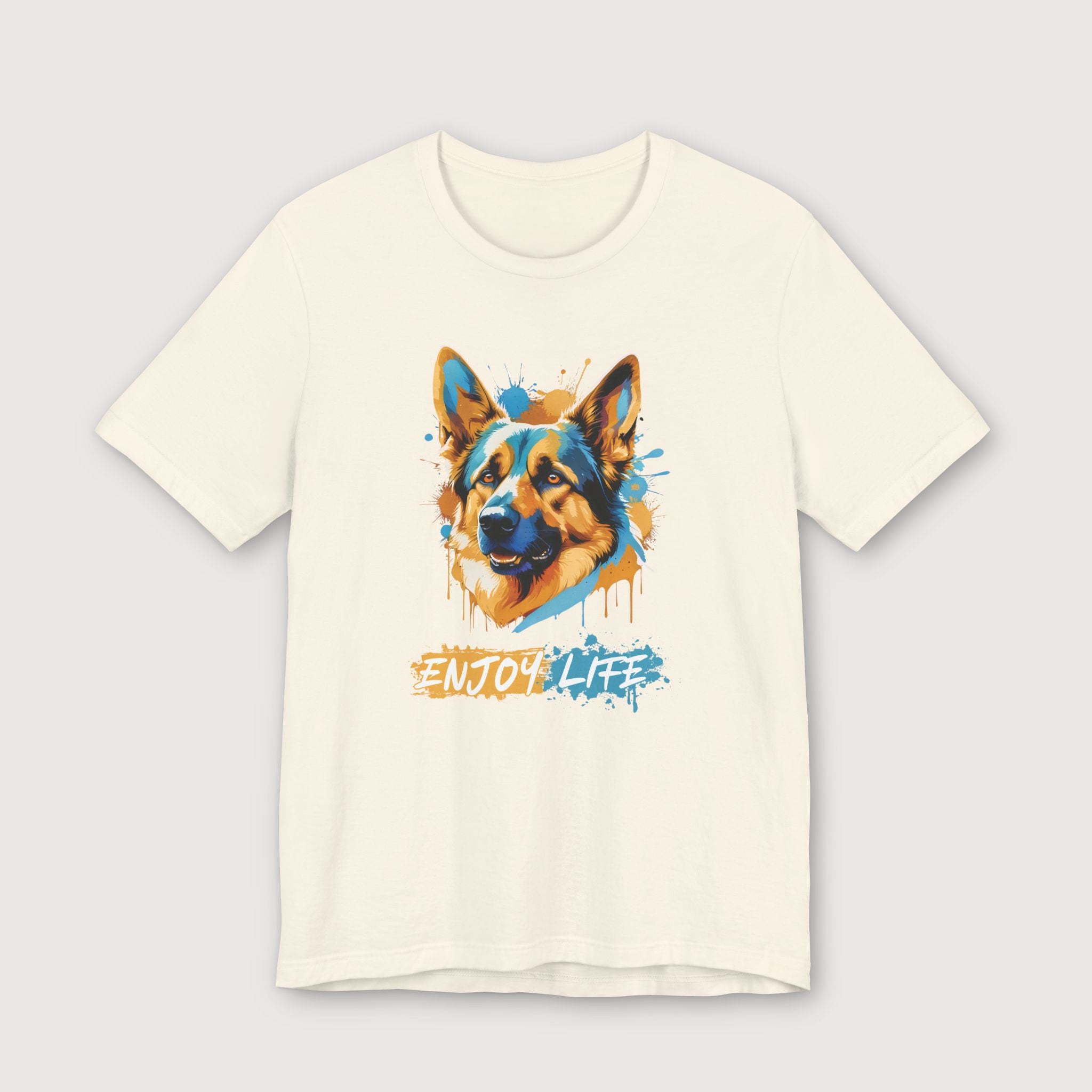 Enjoy Life - Blue Dog - T-Shirt