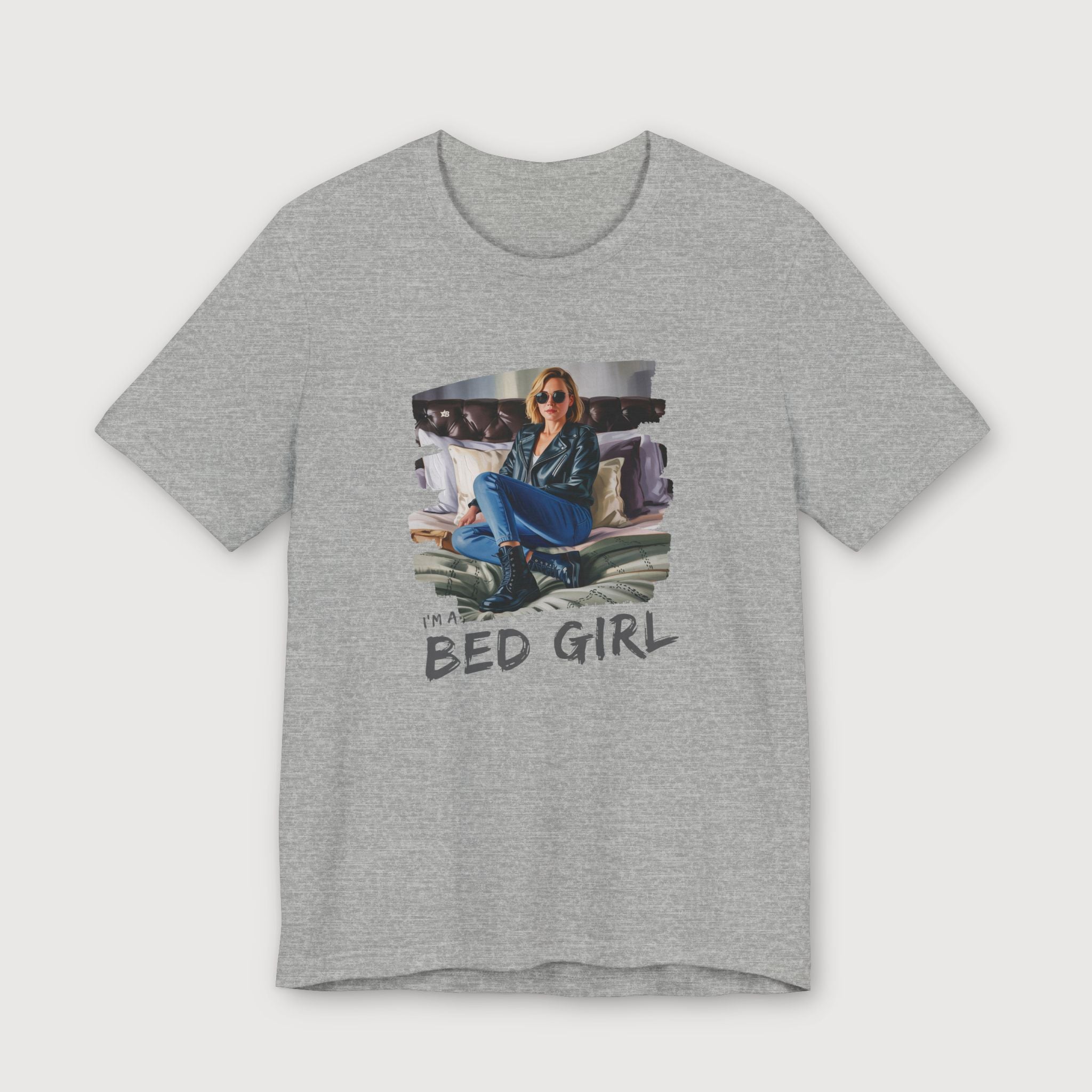 I'm a Bed Girl - Golden Flame - T-Shirt