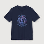 Too Blessed To Be Stressed - Light Blue Tree - T-Shirt