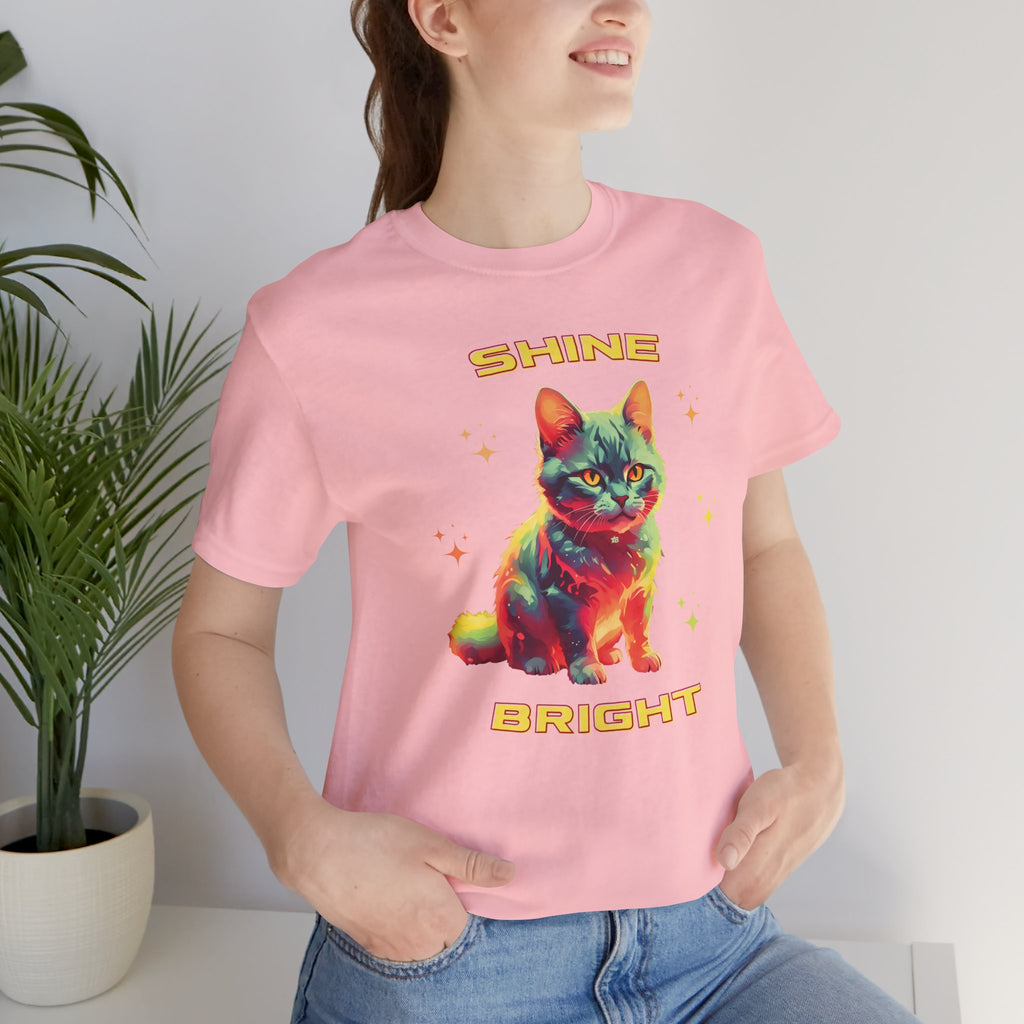 Shine Bright - Sunset Cat - T-Shirt