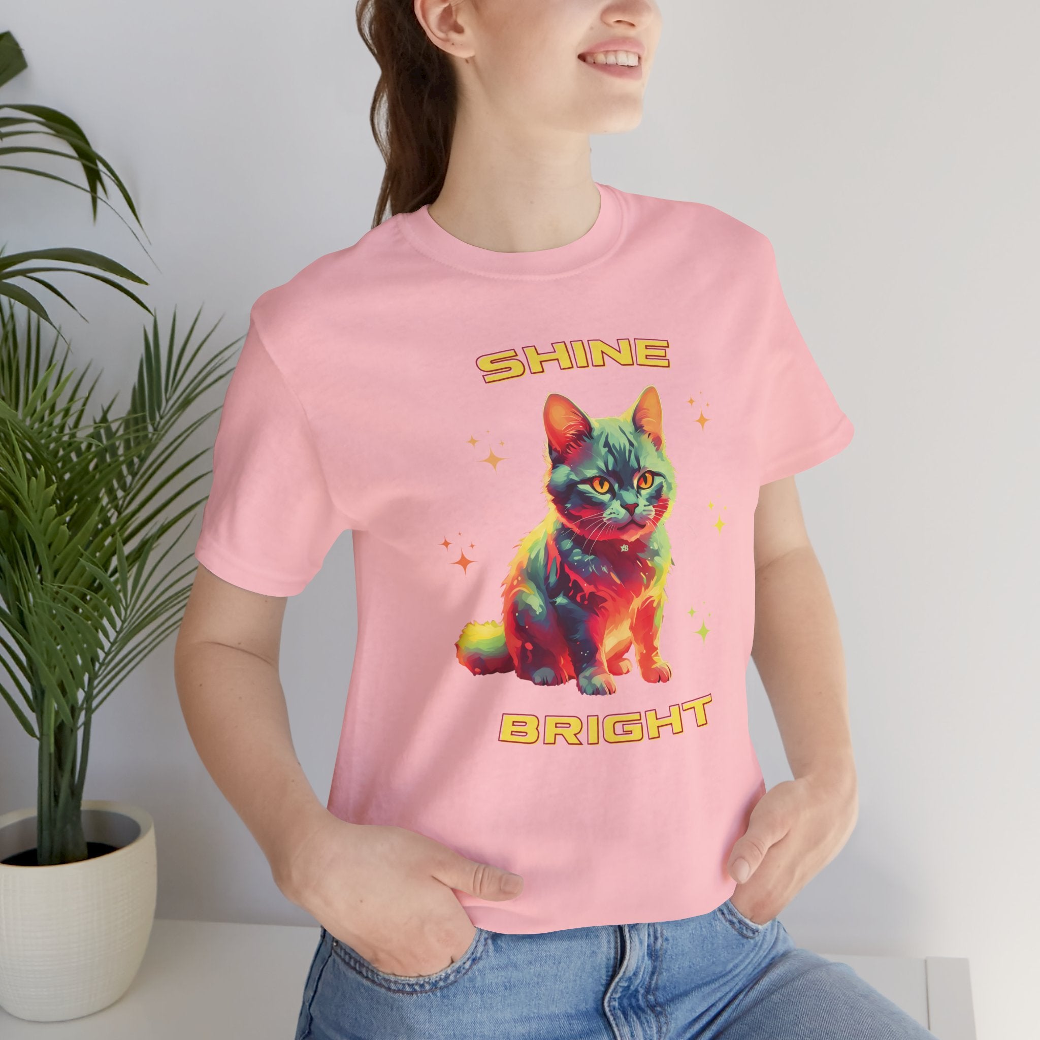 Shine Bright - Sunset Cat - T-Shirt