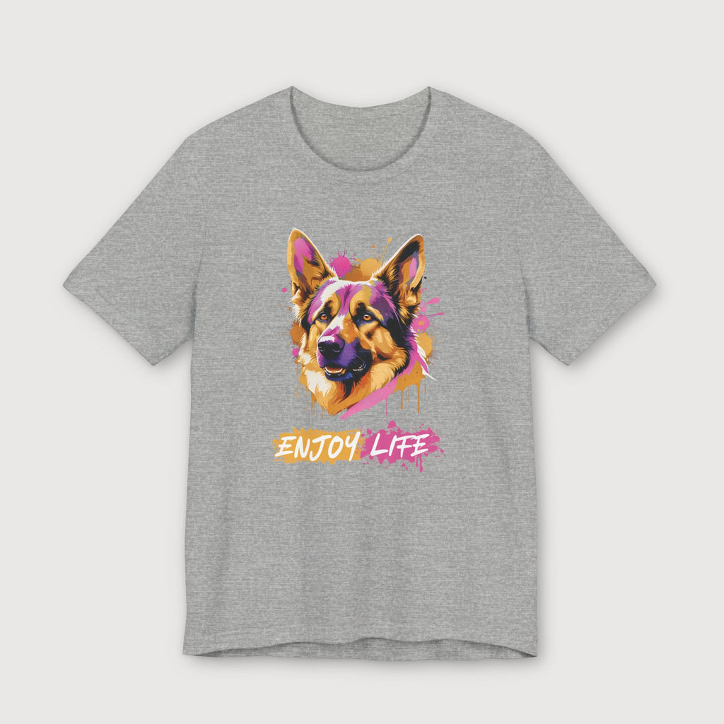 Enjoy Life - Pink Dog - T-Shirt