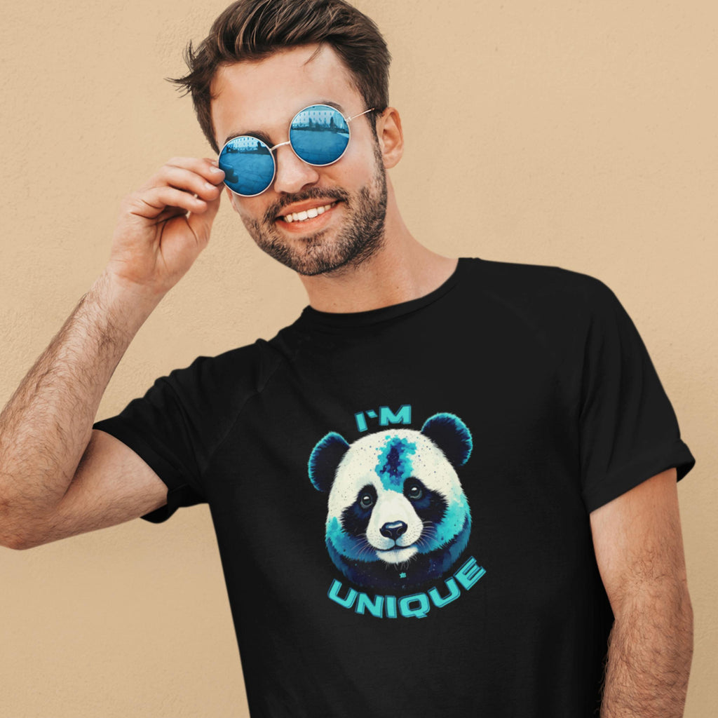 I'm Unique - Blue Panda - T-Shirt