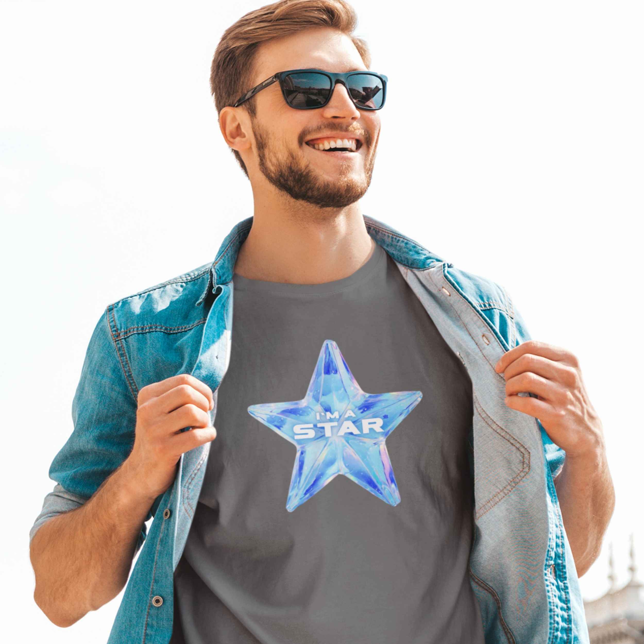 I'm a Star - Holographic Star - T-Shirt