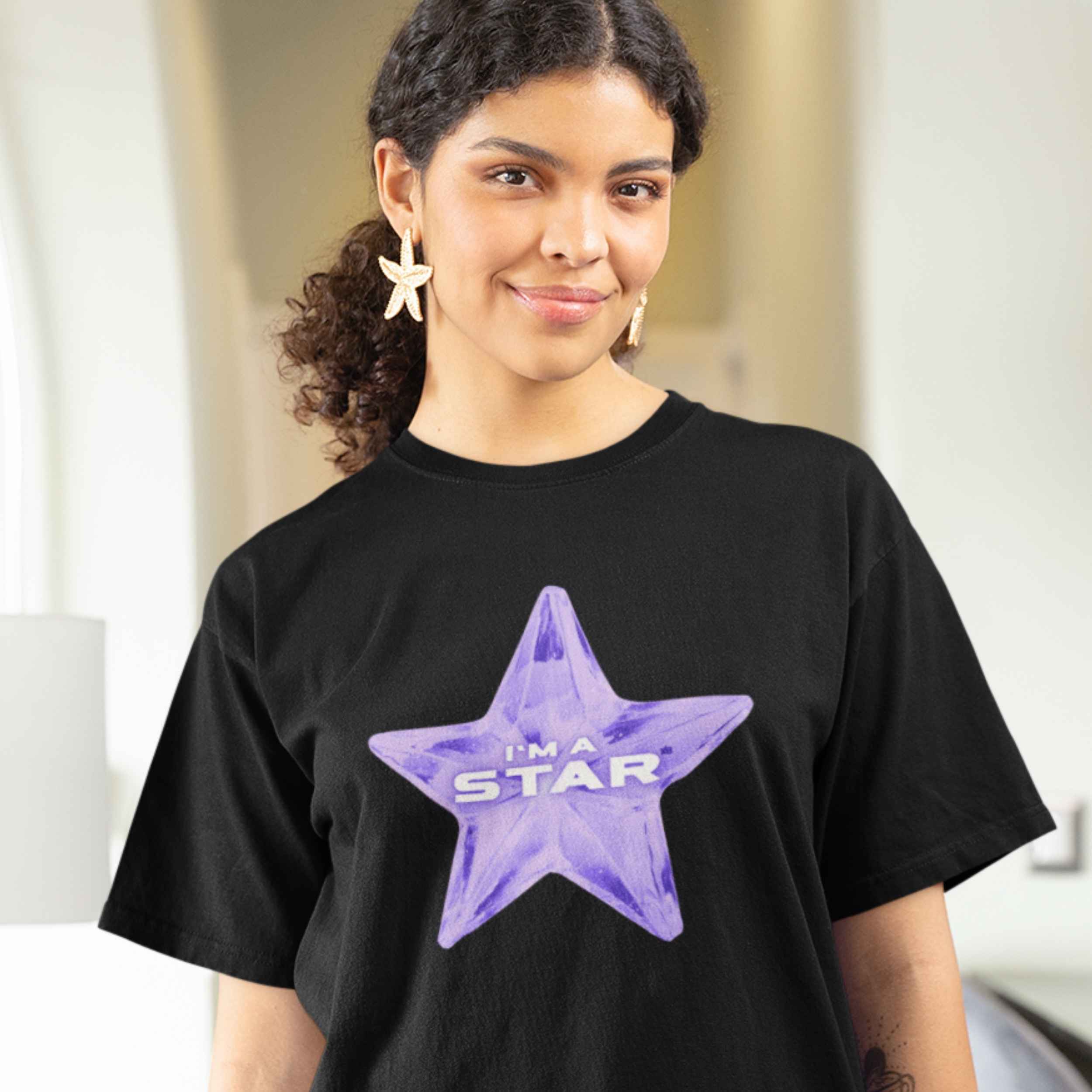 I'm a Star - Purple Star - T-Shirt