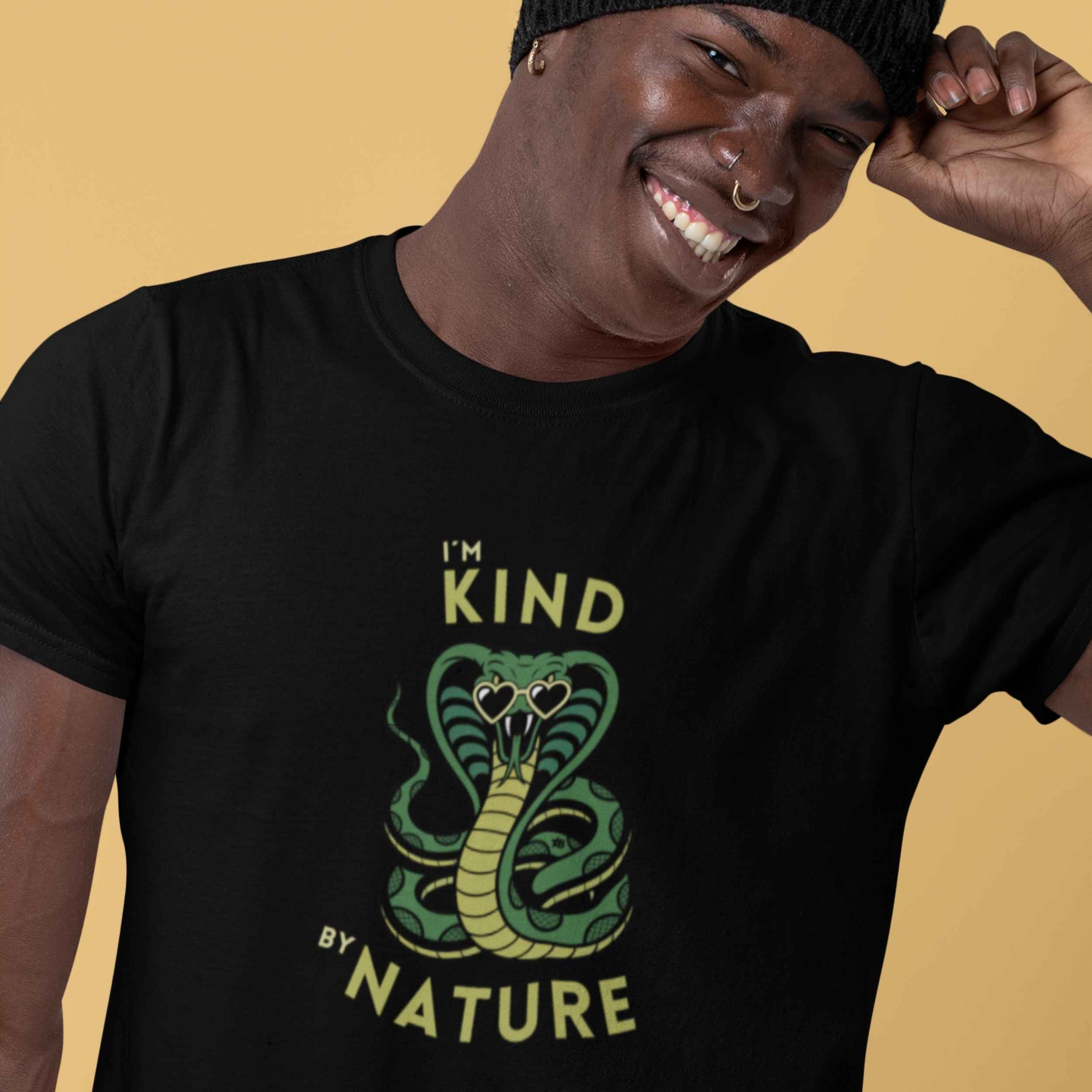 I'm Kind by Nature - Green Cobra - T-Shirt