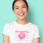 I am Blooming - Pink Flower - T-Shirt
