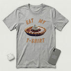 Eat My T-Shirt - Chocolate Pie - T-Shirt - Athletic Heather mockup