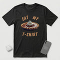Eat My T-Shirt - Chocolate Pie - T-Shirt - Black mockup