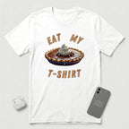 Eat My T-Shirt - Chocolate Pie - T-Shirt - White mockup