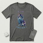 I Am Precious - Diamond Cat - T-Shirt - Asphalt mockup