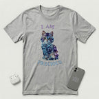 I Am Precious - Diamond Cat - T-Shirt - Athletic Heather mockup