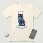 I Am Precious - Diamond Cat - T-Shirt - Natural mockup
