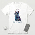 I Am Precious - Diamond Cat - T-Shirt - White mockup