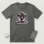 That's Suspicious - Penguin - T-Shirt - Asphalt mockup