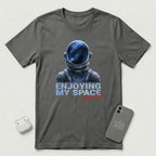 Enjoying My Space - Time Out! - T-Shirt - Asphalt mockup