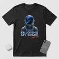 Enjoying My Space - Time Out! - T-Shirt - Black mockup