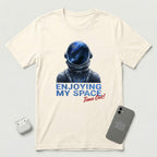 Enjoying My Space - Time Out! - T-Shirt - Natural mockup