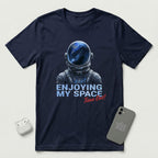 Enjoying My Space - Time Out! - T-Shirt - Navy mockup