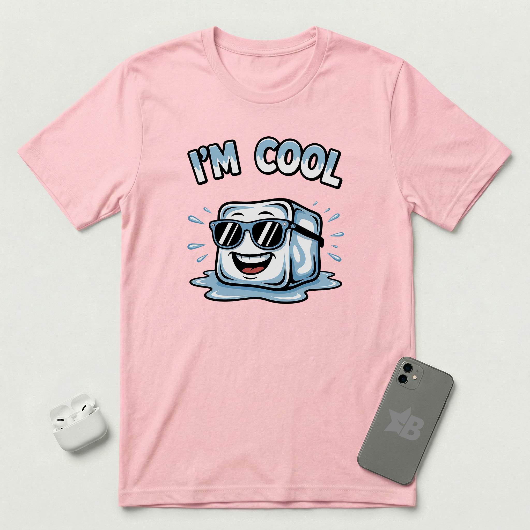 I'm Cool - Ice - T-Shirt - Pink mockup