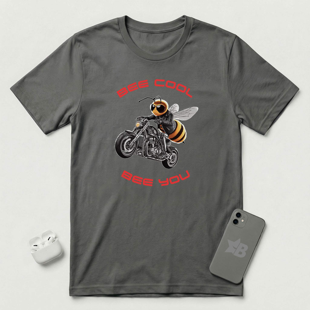 Bee Cool Bee You - T-Shirt - Asphalt mockup
