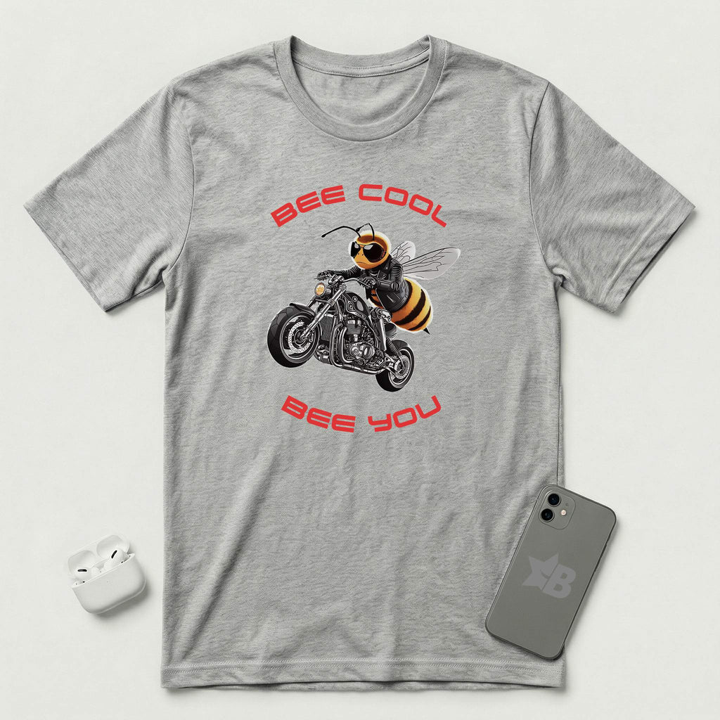 Bee Cool Bee You - T-Shirt - Athletic Heather mockup