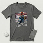I'm a Bed Girl - Ruby Blaze - T-Shirt - Asphalt mockup