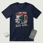I'm a Bed Girl - Ruby Blaze - T-Shirt - Navy mockup