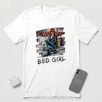 I'm a Bed Girl - Ruby Blaze - T-Shirt - White mockup