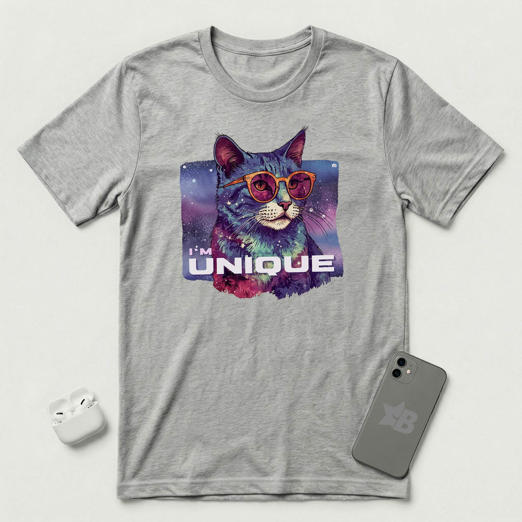 I'm Unique - Cat - T-Shirt - Athletic Heather mockup