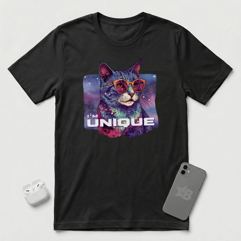 I'm Unique - Cat - T-Shirt - Black mockup