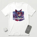 I'm Unique - Cat - T-Shirt - White mockup