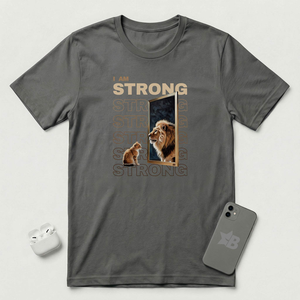 I am Strong - T-Shirt - Asphalt mockup